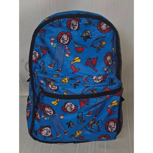New Good Guys Backpack Chucky Reversible Horror Movie FLIP PAK - Picture 1 of 9